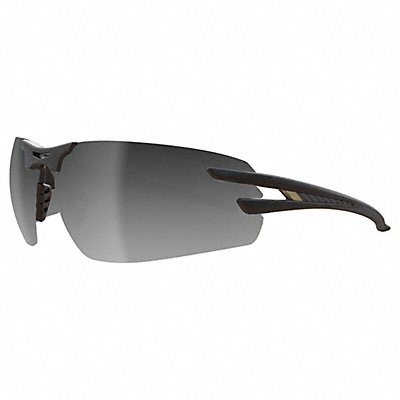 EDGE EYEWEAR SL117 Safety Glasses Silver Lens Black Frame M