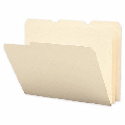 GRAINGER SMD10510 File Folders Heavy Duty Ltr Manila PK12