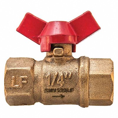 WINTERS SMV533LF Manual 2-Way Ball Valve NPT Forged Brass