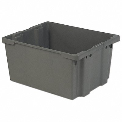 LEWISBINS SN302415Grey Stacking and Nesting Container Grey Solid Polyethylene