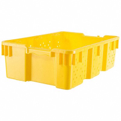 ORBIS SNX24167Yellow Stack and Nest Ctr Yellow Vented Plastic