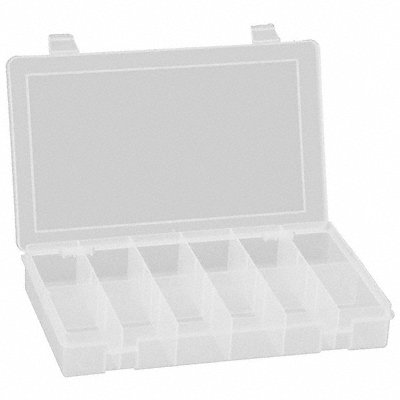 DURHAM MFG SP12CLEAR K4966 Compartment Box Pstv Snp Clr 1 3/4 in