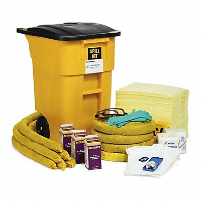 SPILLTECH SPKHZCANWD Haz-Mat 50-gal Wheeled Spill Kit