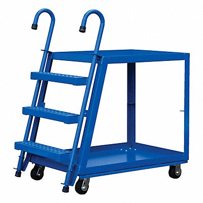 GRAINGER SPS22236 Stock Picking Ladder Cart 35-1/2 in H