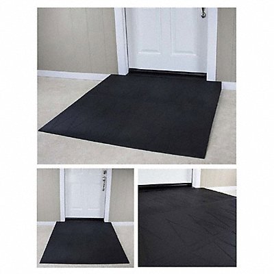 SAFERESIDENTIAL RAMPS SRR2425 ADA Ramp 4-1/4In.H 56In.L 48In.W Black