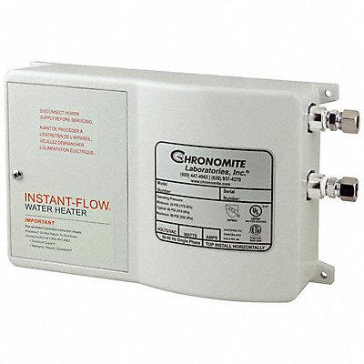 CHRONOMITE LABS SR15L120HTRI Electric Tankless Water Heater 120V