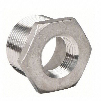GRAINGER 4307001388 Hex Reducing Bushing 316 SS 3 x 2 in