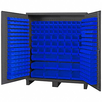 DURHAM MFG SSC722484BDLP2645295 K4898 Bin Cabinet 84 x72 x24 Grey 264BlueBns
