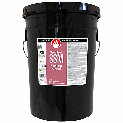 STI SSM106 Fire Barrier Mortar Pail 6 gal