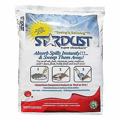 STARDUST D15CF Loose Absorbent Bag Size 1.5 cu ft.