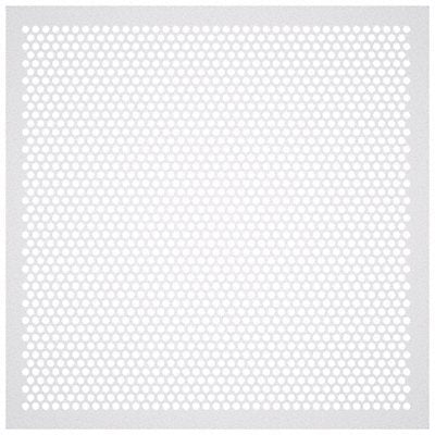 AMERICAN LOUVER STRPERF22385PK Perforated Diffuser Square Plastic PK5