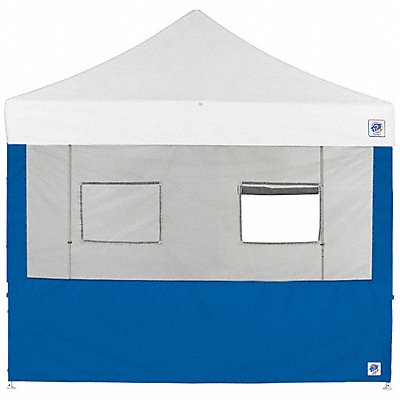 E-Z UP SW3FB10FXTRB Food Booth Sidewall Blue 10 ft W 10 ft H