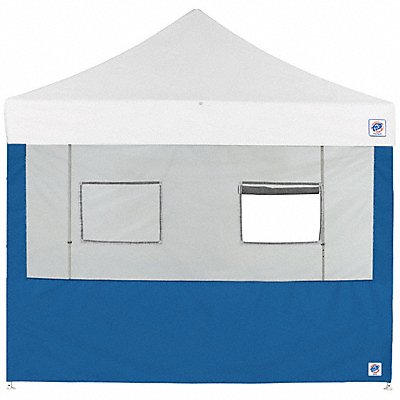 E-Z UP SW3FB8FXTMC2WRB Food Booth Sidewall Blue 8 ft W 8 ft H