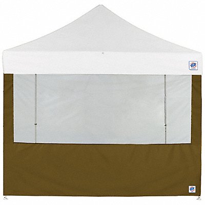 E-Z UP SW3FB8FXTOD Food Booth Sidewall Green 8 ft W 8 ft H