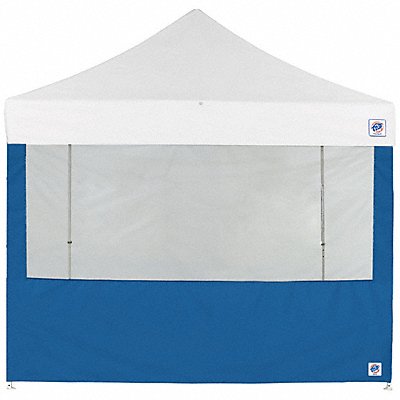 E-Z UP SW3FB8FXTRB Food Booth Sidewall Blue 8 ft W 8 ft H