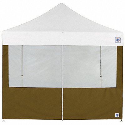 E-Z UP SW3FBFXTM10OD Food Booth Middle Zipper Sidewall Green