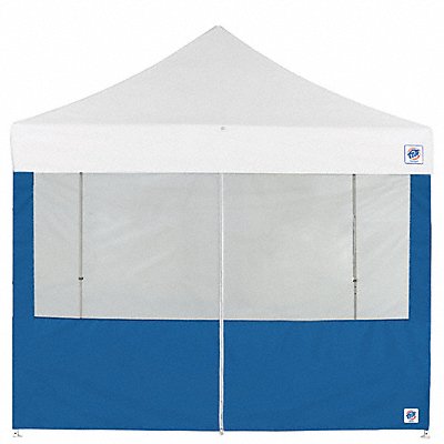 E-Z UP SW3FBFXTM8RB Food Booth Middle Zipper Sidewall Blue