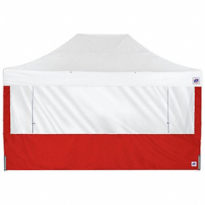 E-Z UP SW3P15FXTRD Panorama Sidewall Red 15 ft W 15 ft H