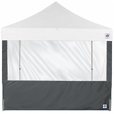 E-Z UP SW3P8FXTSG Panorama Sidewall Grey 8 ft W 8 ft H