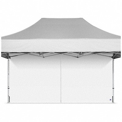 E-Z UP SWEND3FXTMZ15WH Middle Zipper Sidewall White 15 ft H