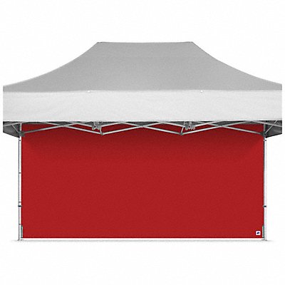 E-Z UP SWP3FXT15RD Professional Sidewall with FXT Clips Red