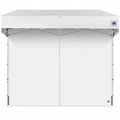 E-Z UP SWP3FXTM8WH Middle Zipper Sidewall White 8 ft H
