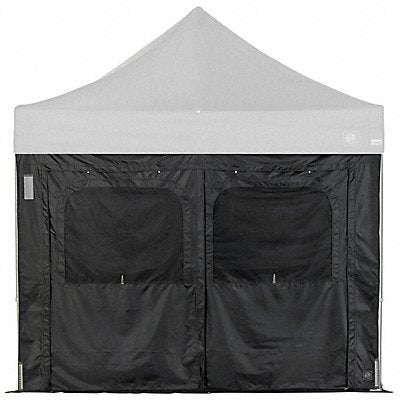E-Z UP SWPRO3FXTDWF10BK Sidewall Black 10 ft W 10 ft H
