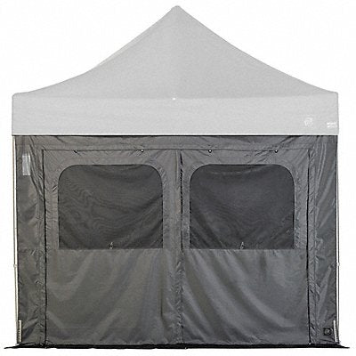 E-Z UP SWPRO3FXTDWF10SG Sidewall Grey 10 ft W 10 ft H