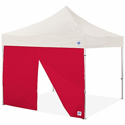 E-Z UP SWVMZ10RD Sidewall Red 10 ft W 10 ft H