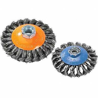 WALTER SURFACE TECHNOLOGIES 13H404 Cup Brush 0.015 Dia 20 000 RPM