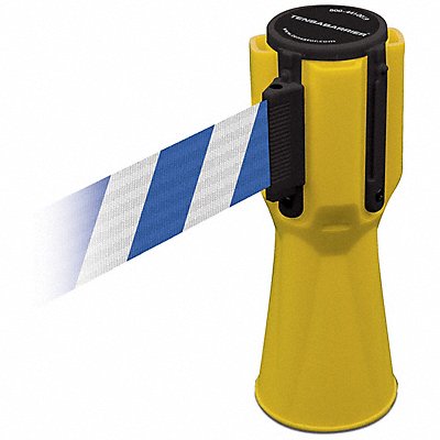 TENSABARRIER TC11435MAXNOD1XC Tensacone Topper Yellow Belt Blue/White