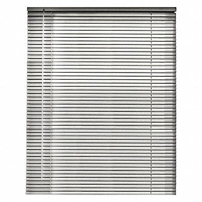 KEYSTONE FABRICS NC35484AL Aluminum Cordless Mini Blind Silver