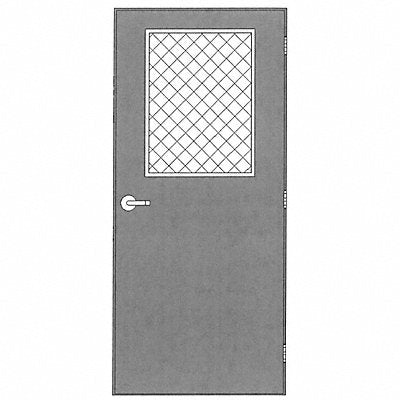 HARVARD PRODUCTS T83070316R2230WIN Security Door Hand Right 85 7/16x38 5/8