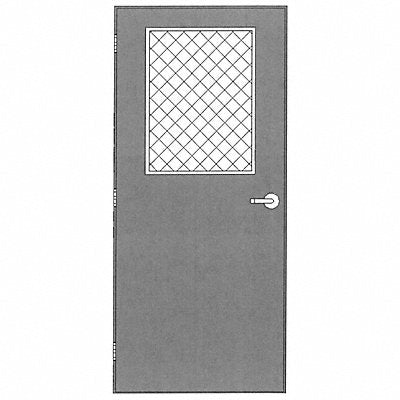 HARVARD PRODUCTS T84070316L2230WIN Security Door Hand Left 85 7/16x48 5/8