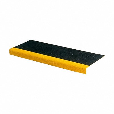 FIBERGRATE 879500 Stair Tread Cover Grey 48in W Polyester