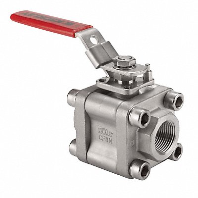 KECKLEY BVM3THFCSRGSL200 Manual 2-Way Ball Valve NPT Carbon Steel
