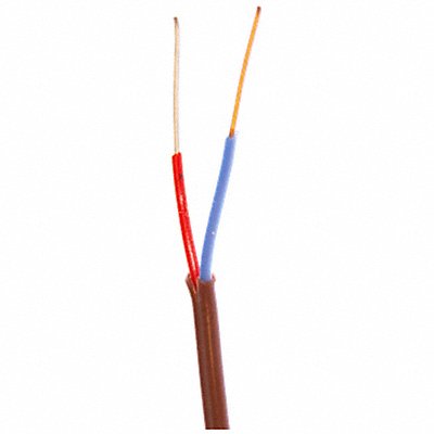 DAYTON 798GF0 Thermocouple Wire Brown 100 ft L PK100