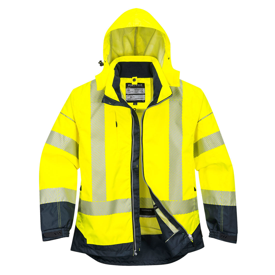 Portwest T403 PW3 Hi-Vis Breathable Rain Jacket