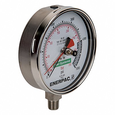 ENERPAC T6002L Hydraulic Pressure Test Gauge Bottom