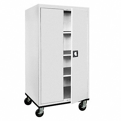 SANDUSKY TA3R36246605 Mobile Shelving Cabinet Grey Cap. 200 lb