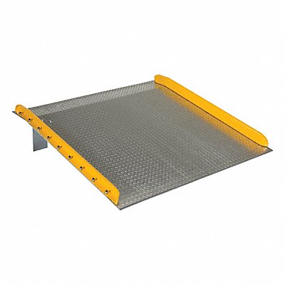 VESTIL TAS106060 Alum Dockboard Stl Curb 60 L 60 W