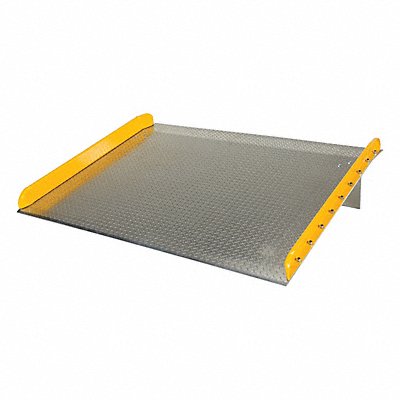 VESTIL TAS206072 Alum Dockboard Stl Curb 72 L 60 W