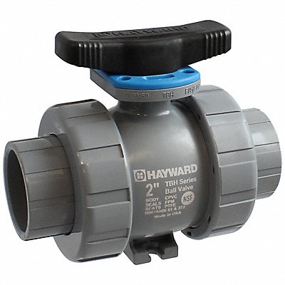 HAYWARD FLOW CONTROL TBH1050ASTV0Z00 Manual 2-Way Ball Valve True-Union PVC