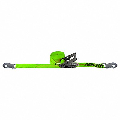 LIFT-ALL TE61005 Tie Down Strap Snap-Hook Green