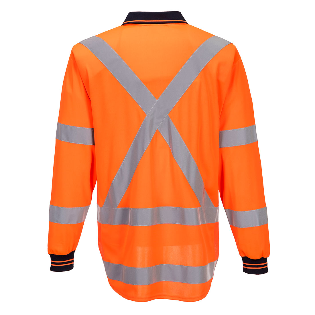 Portwest TM312 TTMC-W17 Hi-Vis X Back Polo Shirt L/S