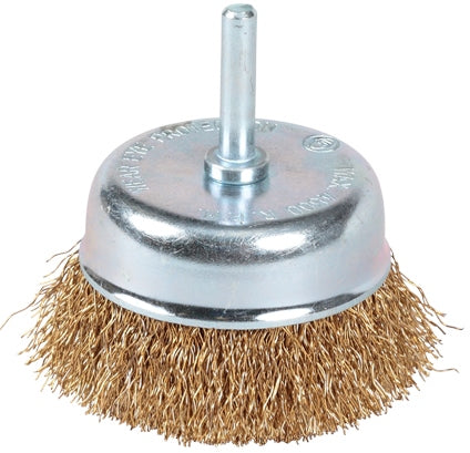 Weldclass TO-3052 Wire Brush Spindle Cup Crimp 70mm Mild-Steel