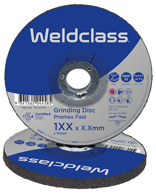 Weldclass TO-6124 Grinding Disc PROMAX Inox Fast 125mm