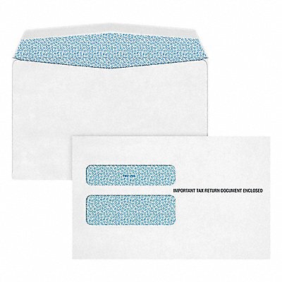 ADAMS 2219LSR Window Envelopes 9 in W White PK24