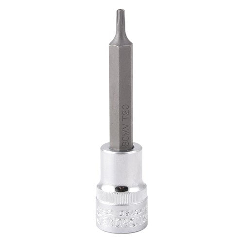 Kincrome TPTST20 Tamperproof TORX Bit Socket T20 100mm 1/2" Drive