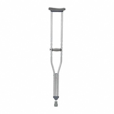 FIRST VOICE MDS80534HW Tall Adult Crutches Aluminum PK2